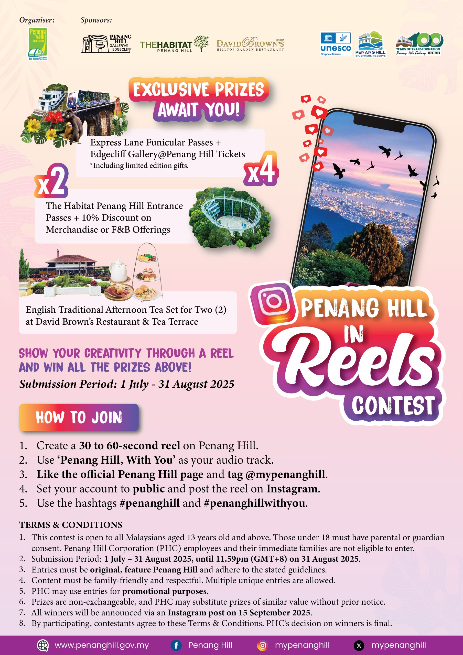 Penang Hill in Reels Contest